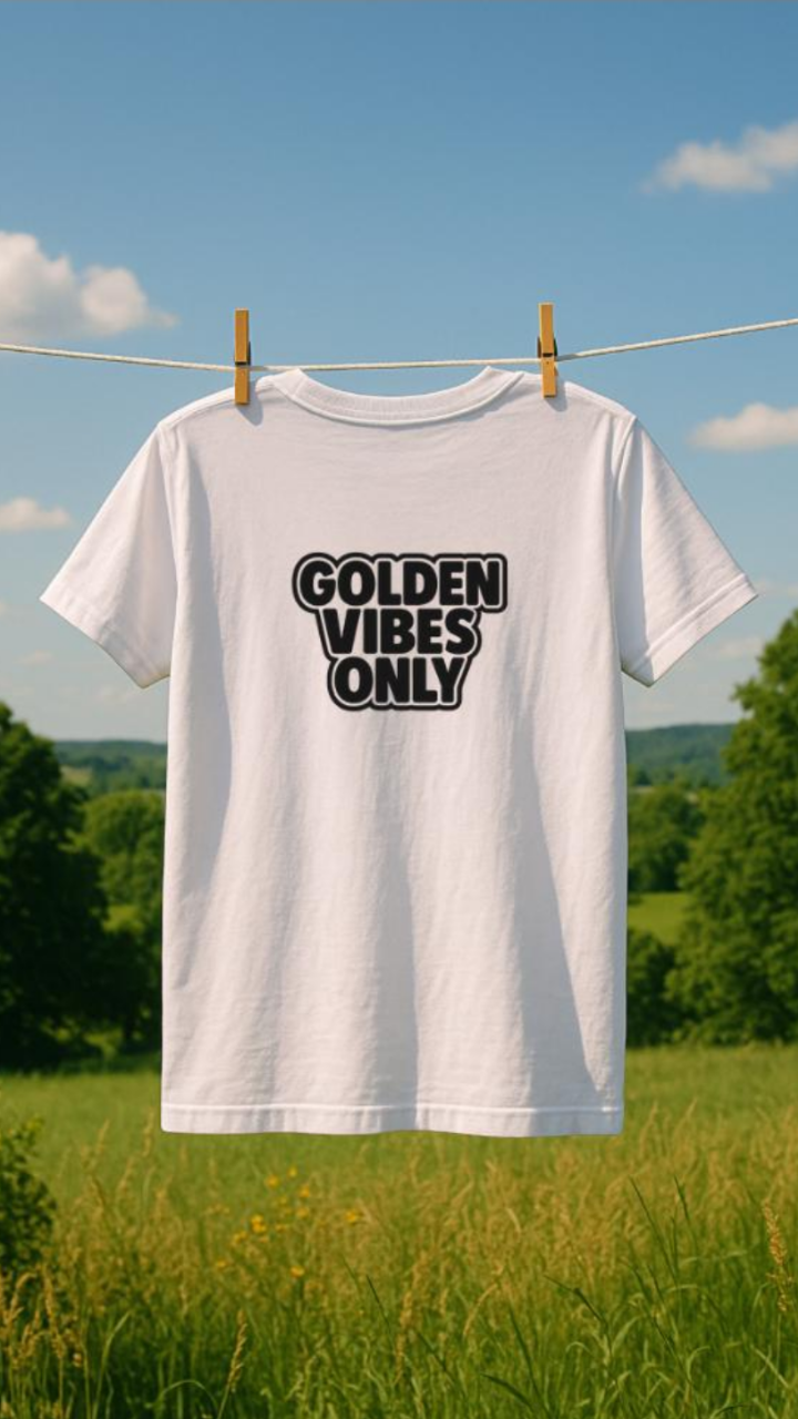 T-shirt Golden Vibes Only Julien Doré
