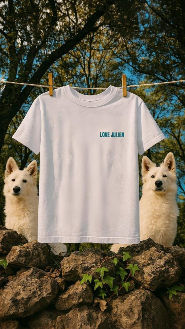 T-shirt Love Julien Doré